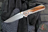 Chris Reeve Small Sebenza 31- Drop Point- Macassar Ebony Inlay Magnacut Steel Blade S31-1116 v2
