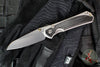 Chris Reeve Small Sebenza 31- Insingo Edge- Glass Blasted Titanium- Bog Oak Wood Inlay- Magnacut Steel Blade S31-1124 v2