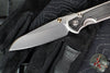 Chris Reeve Small Sebenza 31- Insingo Edge- Glass Blasted Titanium- Bog Oak Wood Inlay- Magnacut Steel Blade S31-1124 v2