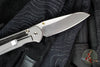 Chris Reeve Small Sebenza 31- Insingo Edge- Glass Blasted Titanium- Bog Oak Wood Inlay- Magnacut Steel Blade S31-1124 v2