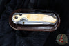 Chris Reeve Small Sebenza 31- Insingo Edge- Glass Blasted Titanium- Box Elder Wood Inlay S31-1126 in CPM MAGNACUT