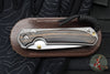 Chris Reeve Small Sebenza 31- Insingo Edge- Glass Blasted Titanium- Macassar Ebony Wood Inlay S31-1128 in CPM MAGNACUT