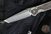 Chris Reeve Small Sebenza 31- Tanto Edge- Glass Blasted Titanium- Bog Oak Wood Inlay- Magnacut Steel Blade S31-1130 v3