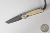 Chris Reeve Small Sebenza 31- Tanto Edge- Glass Blasted Titanium- Box Elder Wood Inlay- Magnacut Steel Blade S31-1132 v3