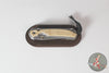 Chris Reeve Small Sebenza 31- Tanto Edge- Glass Blasted Titanium- Box Elder Wood Inlay- Magnacut Steel Blade S31-1132 v3
