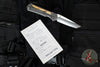 Chris Reeve Small Sebenza 31- Tanto Edge- Glass Blasted Titanium- Box Elder Wood Inlay- Magnacut Steel Blade S31-1132 v4