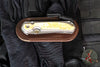 Chris Reeve Small Sebenza 31- Tanto Edge- Glass Blasted Titanium- Box Elder Wood Inlay- Magnacut Steel Blade S31-1132 v4