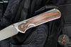Chris Reeve Small Sebenza 31- Tanto Edge- Macassar Ebony Inlay- Magnacut Steel Blade S31-1134