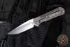 Chris Reeve LEFT HANDED- Small Sebenza 31- Drop Point- Black Micarta Inlay- Stonewash Magnacut Blade S31-1201