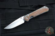 Chris Reeve Small Sebenza 31-Drop Point- Natural Micarta Inlay  S31-1212 in MAGNACUT