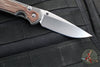 Chris Reeve Small Sebenza 31- LEFT HANDED- Drop Point- Natural Micarta Inlay  S31-1213 in MAGNACUT