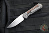 Chris Reeve Small Sebenza 31- LEFT HANDED- Drop Point- Natural Micarta Inlay  S31-1213 in MAGNACUT