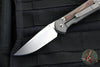 Chris Reeve Small Sebenza 31- LEFT HANDED- Drop Point- Natural Micarta Inlay  S31-1213 in MAGNACUT