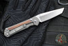 Chris Reeve Small Sebenza 31- Natural Micarta Inlay- Tanto Edge Blade S31-1230 in CPM MAGNACUT
