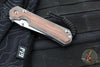 Chris Reeve Small Sebenza 31- Natural Micarta Inlay- Tanto Edge Blade S31-1230 in CPM MAGNACUT