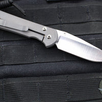 Chris Reeve Small Sebenza 31- Plain Drop Point- Unique Graphic Handle- Stonewash Magnacut Blade S31-1400-0004