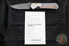Chris Reeve Small Sebenza 31- Unique Graphics- Raindrop Damascus Drop Point S31-1406