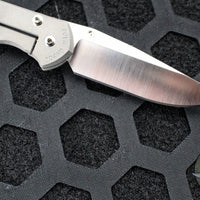 Chris Reeve Small Sebenza 31- Drop Point- Unique Graphics- With Hematite Cabochon- Magnacut Blade S31-1408-0400