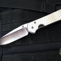 Chris Reeve Small Sebenza 31- Drop Point- Unique Graphics- With Hematite Cabochon- Magnacut Blade S31-1408-0400 V2