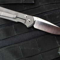 Chris Reeve Small Sebenza 31- Drop Point- Unique Graphics- With Hematite Cabochon- Magnacut Blade S31-1408-0400 V2