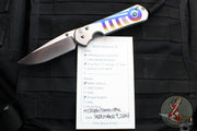 Chris Reeve Small Sebenza 31- Drop Point- Unique Graphics- With Triple Mosaic Opal Cabochon- Magnacut Blade S31-1408-1192