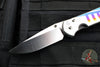 Chris Reeve Small Sebenza 31- Drop Point- Unique Graphics- With Triple Mosaic Opal Cabochon- Magnacut Blade S31-1408-1192