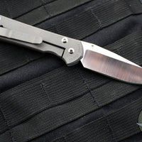 Chris Reeve Small Sebenza 31- Drop Point- Unique Graphics- With Triple Mosaic Opal Cabochon- Magnacut Blade S31-1408-1192