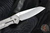Chris Reeve Small Sebenza 31- Insingo Edge- Glass Blasted Titanium- Forever Flag Graphic- Stonewash Magnacut Blade S31-1508