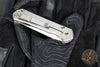 Chris Reeve Small Sebenza 31- Insingo Edge- Glass Blasted Titanium- Forever Flag Graphic- Stonewash Magnacut Blade S31-1508