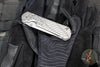 Chris Reeve Small Sebenza 31- Insingo Edge- Glass Blasted Titanium- Forever Flag Graphic- Stonewash Magnacut Blade S31-1508