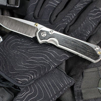 Chris Reeve Small Sebenza 31- Drop Point- Bog Oak Inlay- Polished Blade S31-1620 In Magnacut