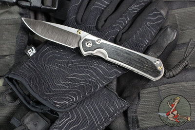 Chris Reeve Small Sebenza 31- Drop Point- Bog Oak Inlay- Polished Blade S31-1620 In Magnacut