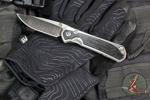 Chris Reeve Small Sebenza 31- Drop Point- Bog Oak Inlay- Polished Blade S31-1620 In Magnacut
