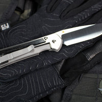 Chris Reeve Small Sebenza 31- Drop Point- Bog Oak Inlay- Polished Blade S31-1620 In Magnacut