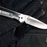 Chris Reeve Small Sebenza 31- Drop Point- Bog Oak Inlay- Polished Blade S31-1620 In Magnacut