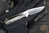 Chris Reeve Small Sebenza 31- Macassar Ebony Inlay- POLISHED Drop Point Blade S31-1636 In Magnacut V4