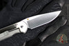Chris Reeve Small Sebenza 31- Macassar Ebony Inlay- POLISHED Drop Point Blade S31-1636 In Magnacut V4