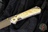 Chris Reeve Small Sebenza 31- Box Elder Inlay- POLISHED Drop Point Blade S31-1628 In Magnacut