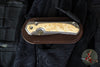 Chris Reeve Small Sebenza 31- Box Elder Inlay- POLISHED Drop Point Blade S31-1628 In Magnacut
