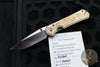 Chris Reeve Small Sebenza 31- Box Elder Inlay- POLISHED Drop Point Blade S31-1628 V2 In Magnacut