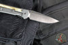 Chris Reeve Small Sebenza 31- Box Elder Inlay- POLISHED Drop Point Blade S31-1628 In Magnacut