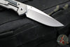 Chris Reeve Small Sebenza 31- Drop Point Edge- Glass Blasted Titanium Handle- Black Micarta Inlay- Stonewash Magnacut Blade- Silver HW S31-1652