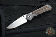 Chris Reeve Small Inkosi- Natural Canvas Micarta- Drop Point Magnacut Blade SIN-1014