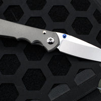 Chris Reeve Small Inkosi- LEFT HANDED- Tanto Edge- Stonewash Finished Blade SIN-1043 In Magnacut Steel
