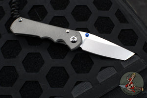 Chris Reeve Small Inkosi- LEFT HANDED- Tanto Edge- Stonewash Finished Blade SIN-1043 In Magnacut Steel
