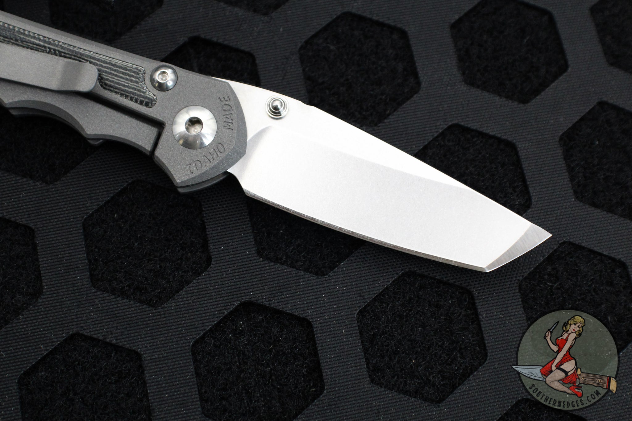 Chris Reeve Small Inkosi- Tanto Edge- Black Canvas Micarta Inlay SIN-1 ...