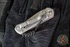 Chris Reeve Small Inkosi- LEFT HANDED- Tanto Edge- Black Canvas Micarta Inlay- Stonewash Magnacut Blade SIN-1045