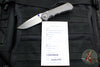 Chris Reeve Small Inkosi- Glass Blasted Titanium Finished Handle- Drop Point Magnacut Steel Blade SIN-1108