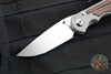 Chris Reeve Small Inkosi- Glass Blasted Titanium Finish- Natural Canvas Micarta Inlay- Drop Point Magnacut Steel Blade SIN-1118-006