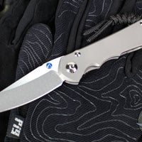 Chris Reeve Small Inkosi- Insingo Edge- Glass Blasted Titanium Finish- Magnacut Steel Blade SIN-1122